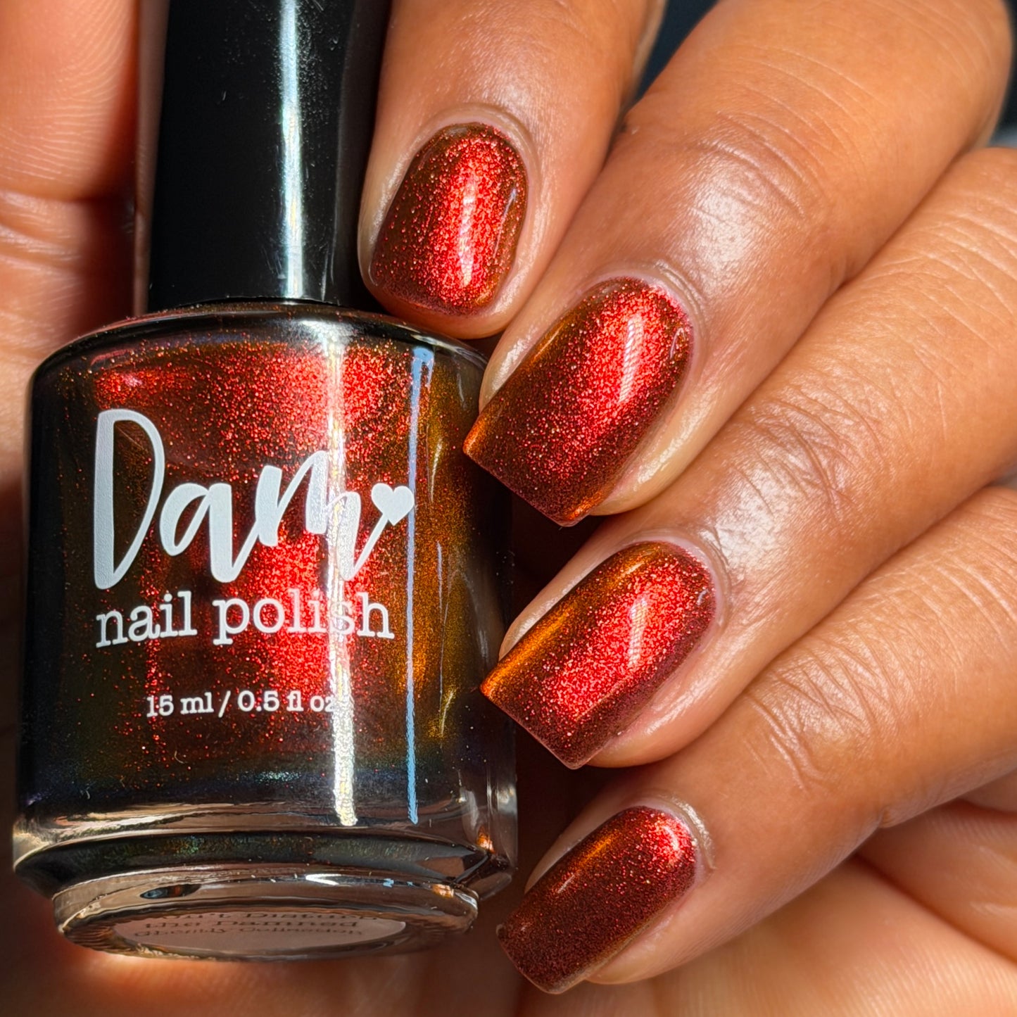 Don't Disturb the Damned - Red Nail Polish - Multichrome Nail Polish - Ghostly Collection - Halloween 2025 - Dam Nail Polish