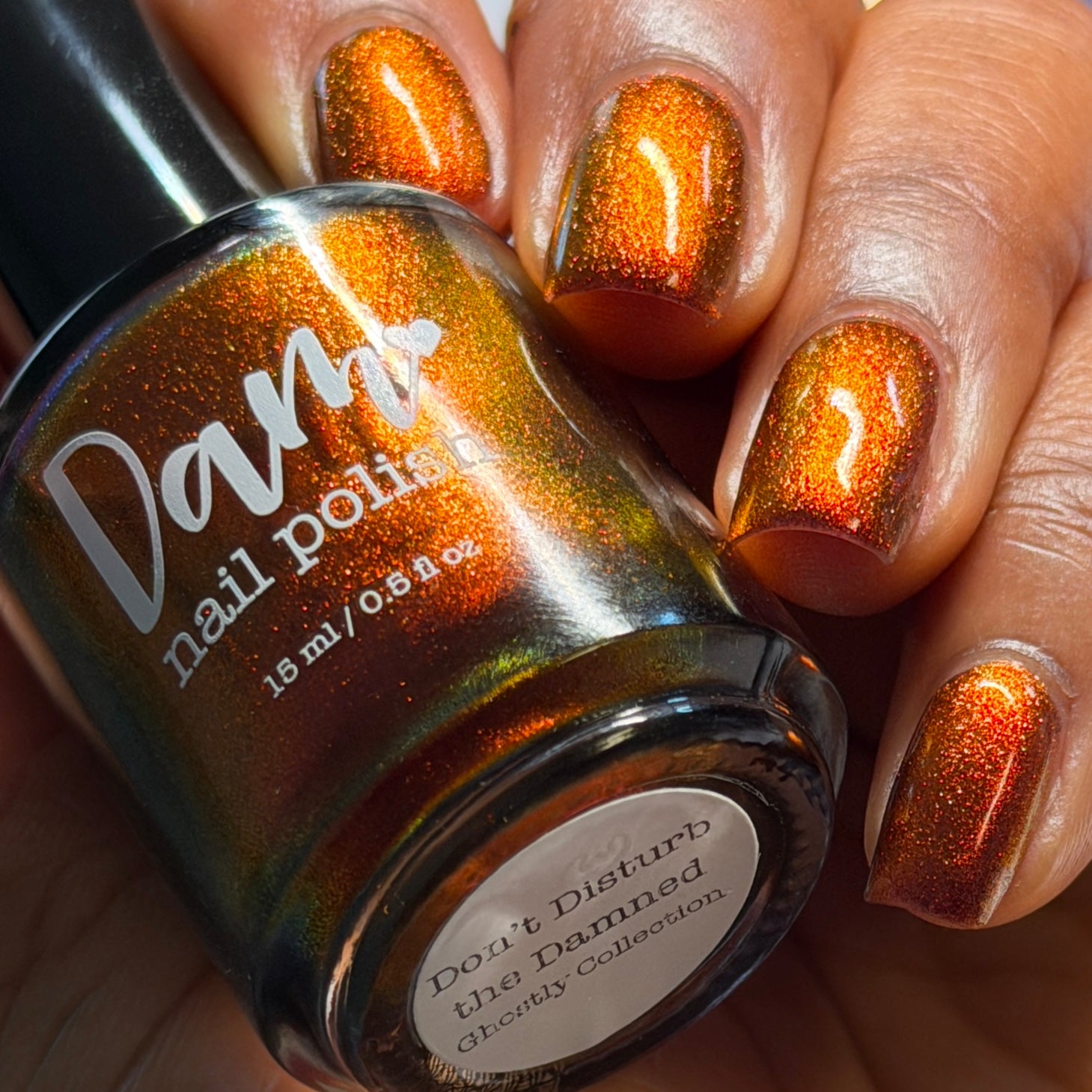 Don't Disturb the Damned - Red Nail Polish - Multichrome Nail Polish - Ghostly Collection - Halloween 2025 - Dam Nail Polish