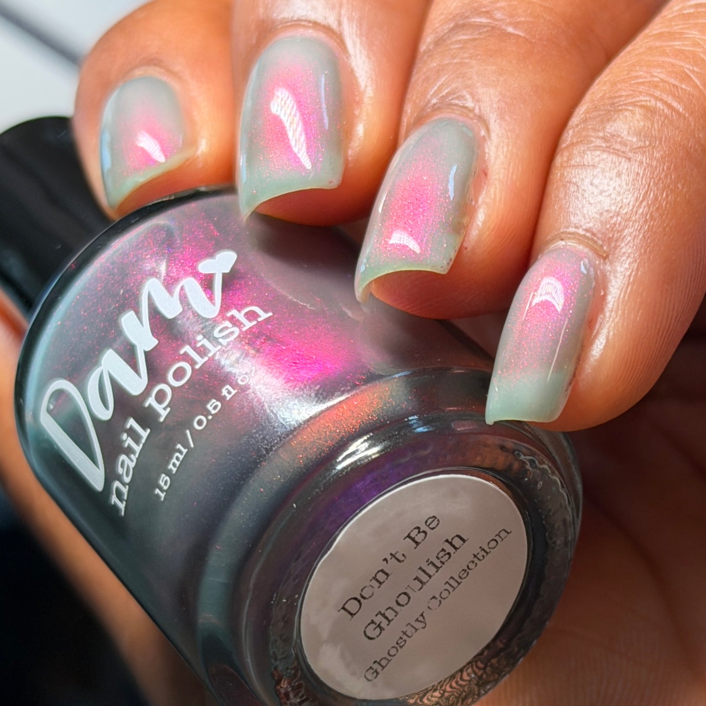 Don’t Be Ghoulish - Gray Nail Polish - Shimmer Nail Polish - Ghostly Collection - Halloween 2025 - Dam Nail Polish