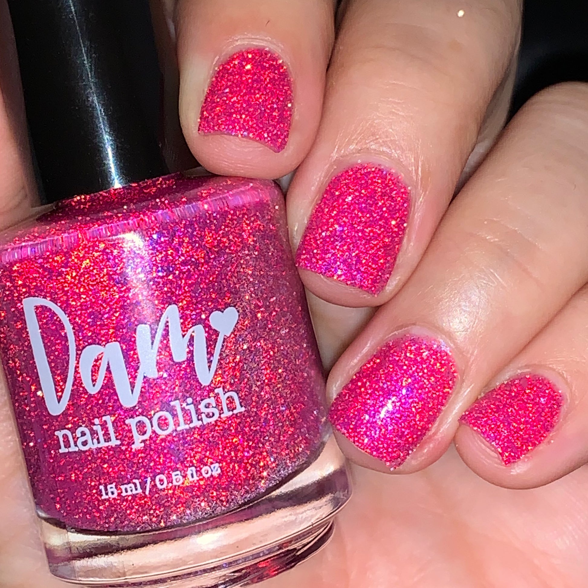 The Windy City - Pink Reflective Nail Polish - Glitter Nail Polish - PBE Exclusive - Dam Nail Polish