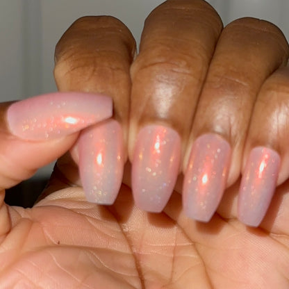 The Bean - Pink Shimmer Nail Polish - PBE Exclusive
