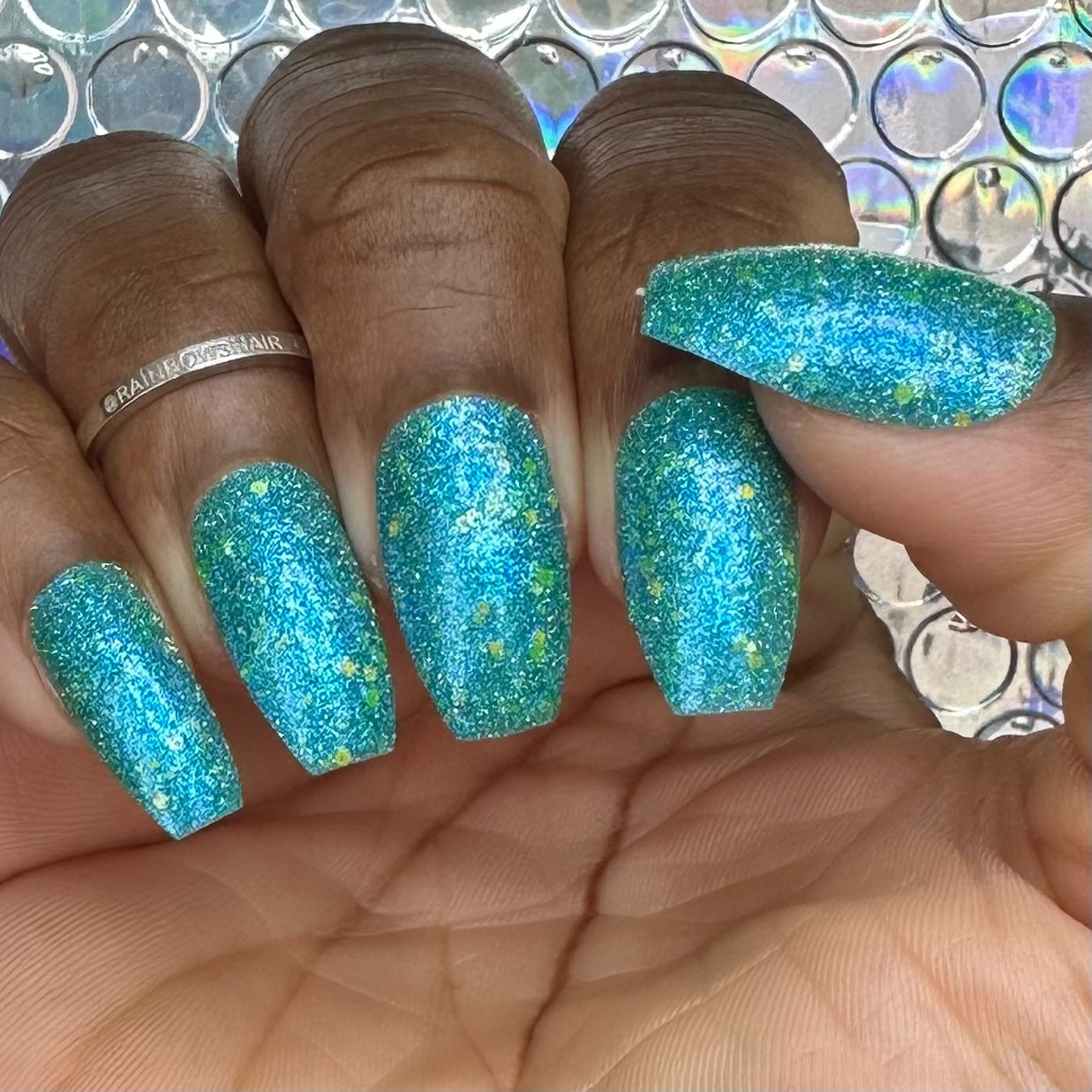 Naomi - Blue Reflective Nail Polish - Survivor Series - Dam Nail Polish