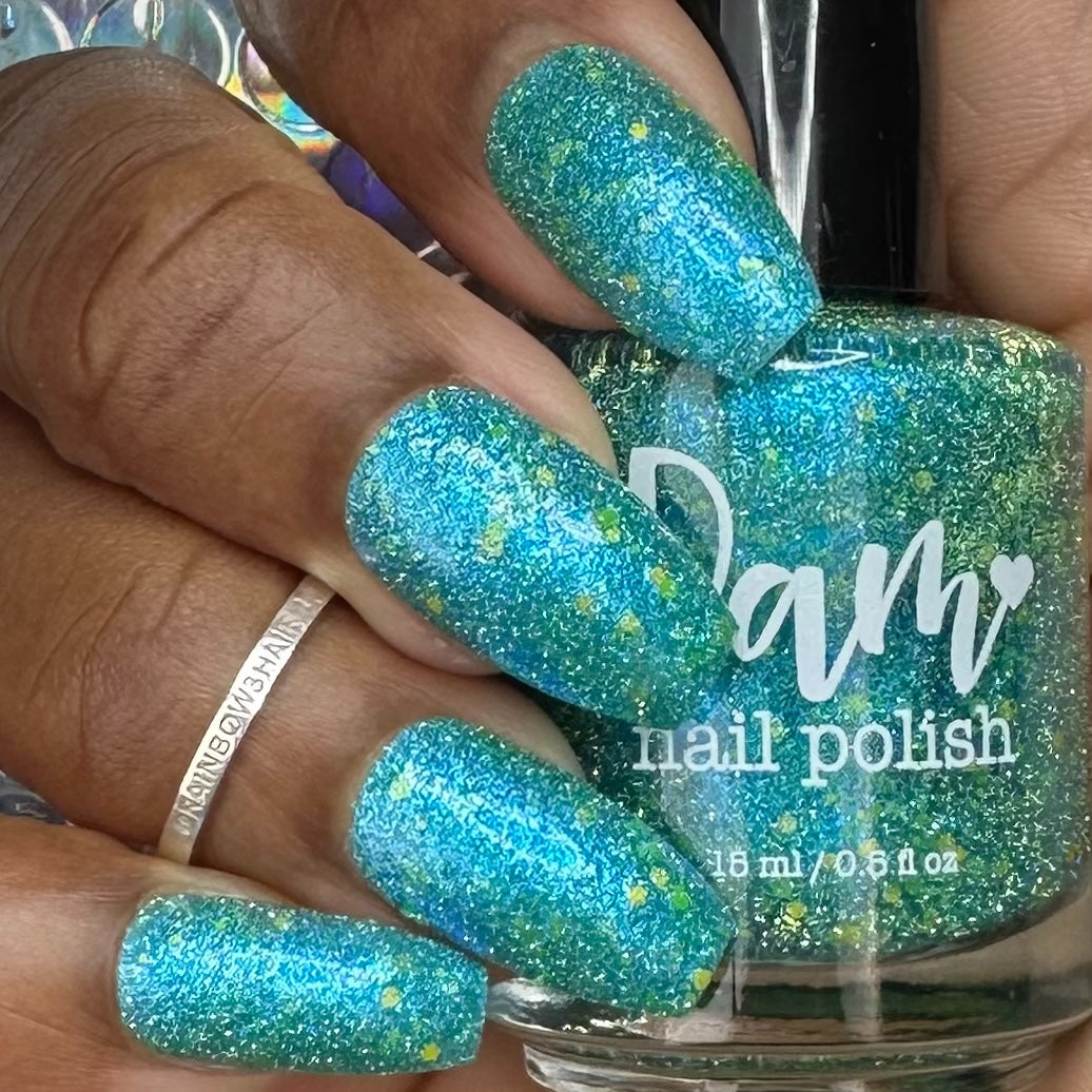 Naomi - Blue Reflective Nail Polish - Survivor Series - Dam Nail Polish