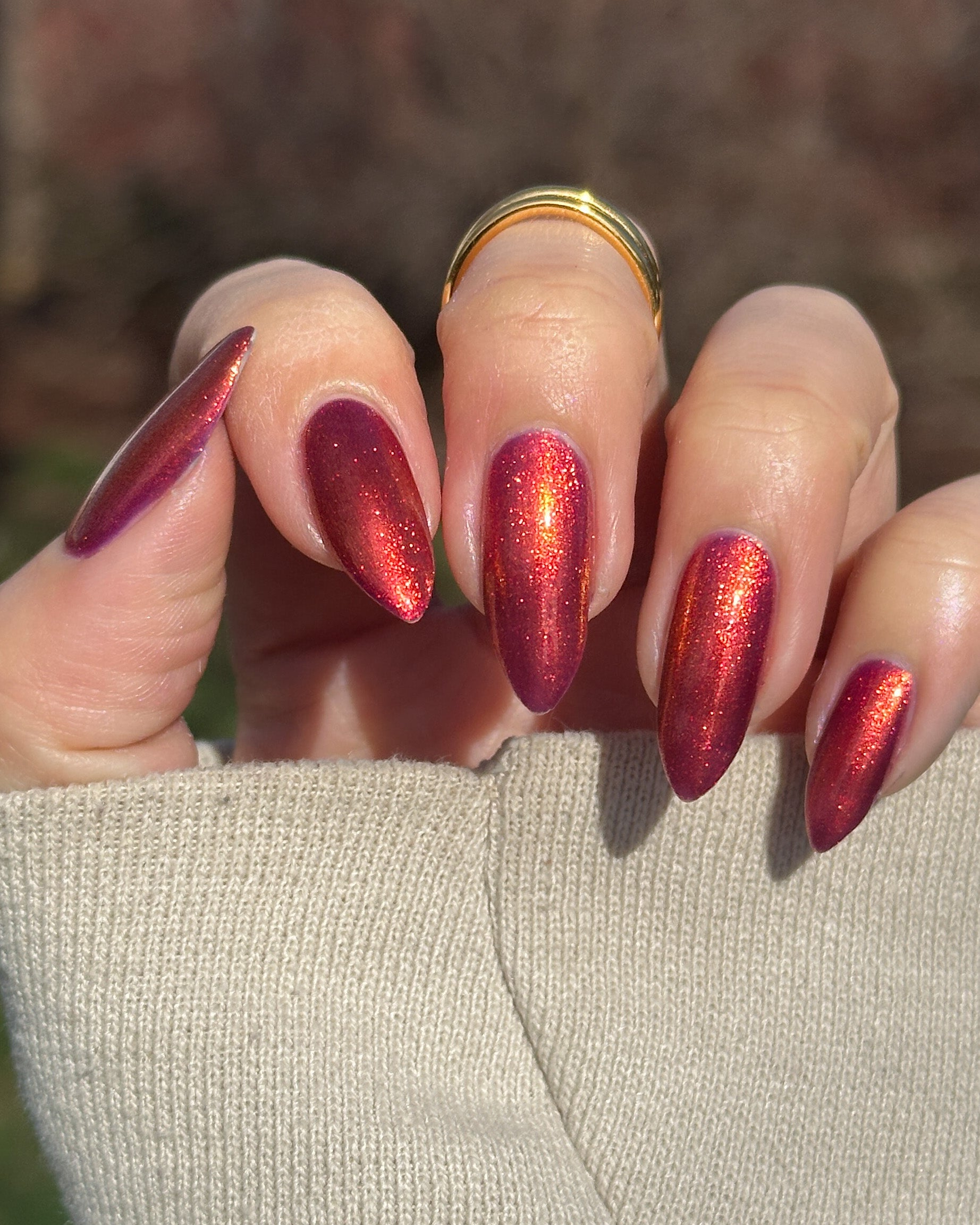 Year of the Horse - Purple Shimmer Nail Polish - Lunar New Year
