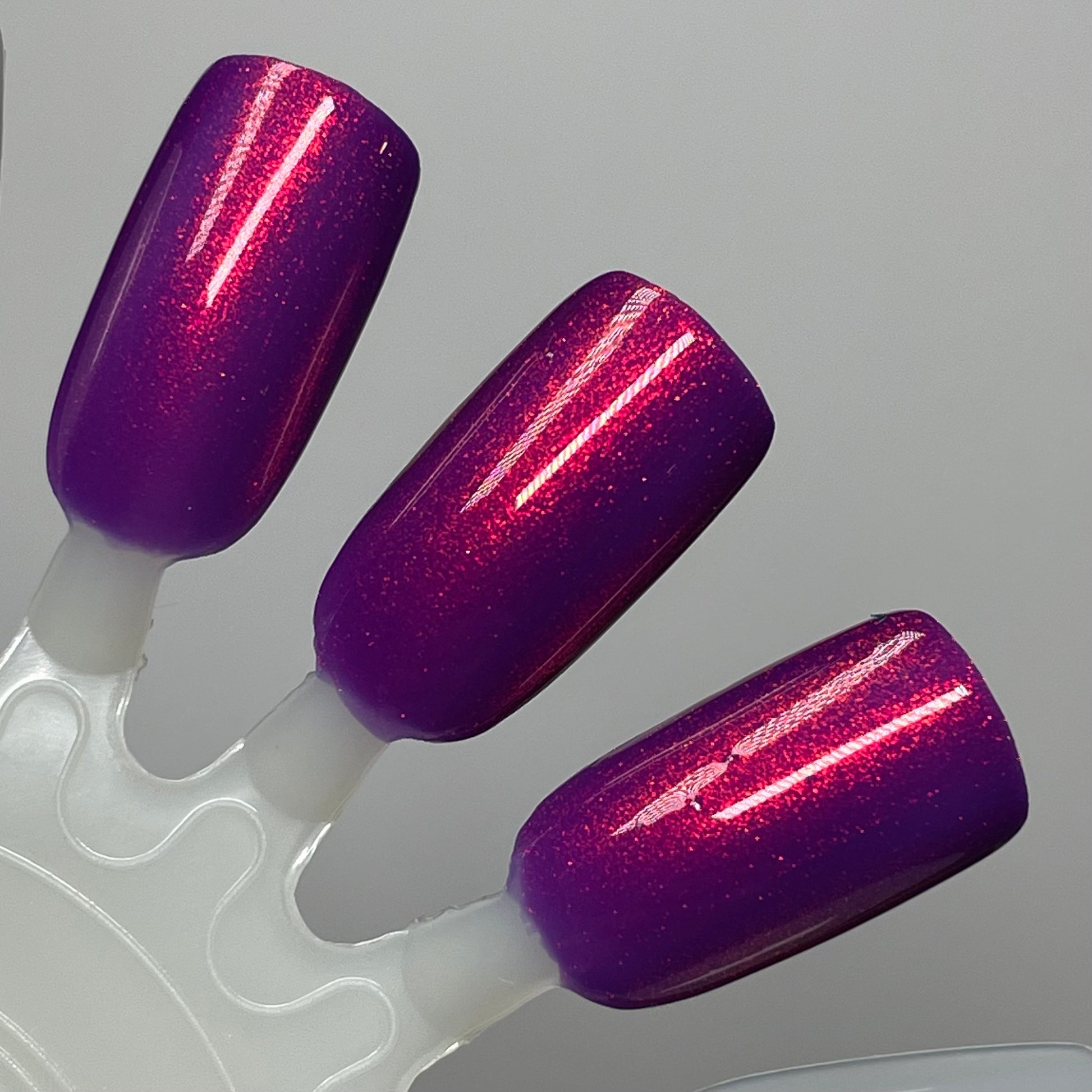 Dark Eyes Blossom - Purple Nail Polish - Shimmer Nail Polish - SHIMMAHS Facebook Custom - Dam Nail Polish