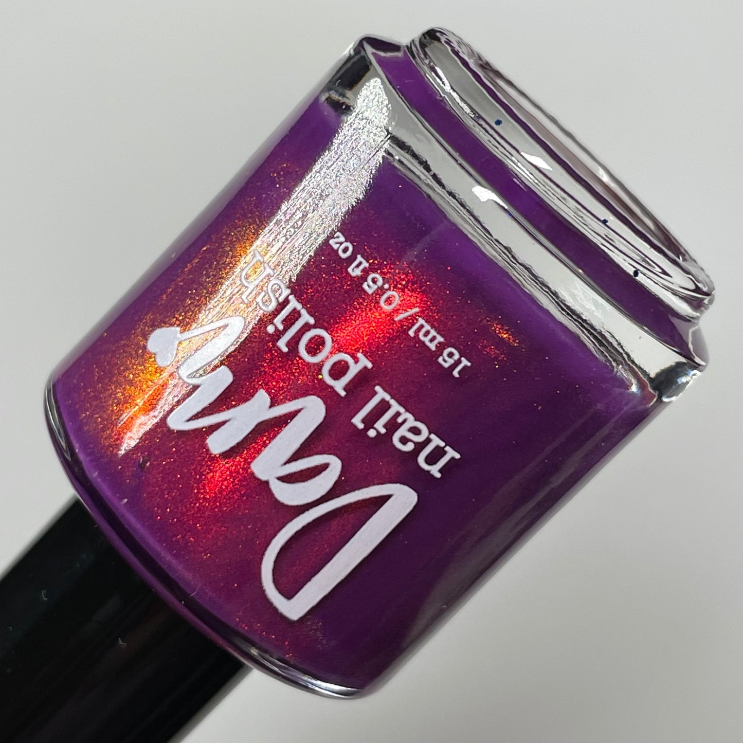 Dark Eyes Blossom - Purple Nail Polish - Shimmer Nail Polish - SHIMMAHS Facebook Custom - Dam Nail Polish