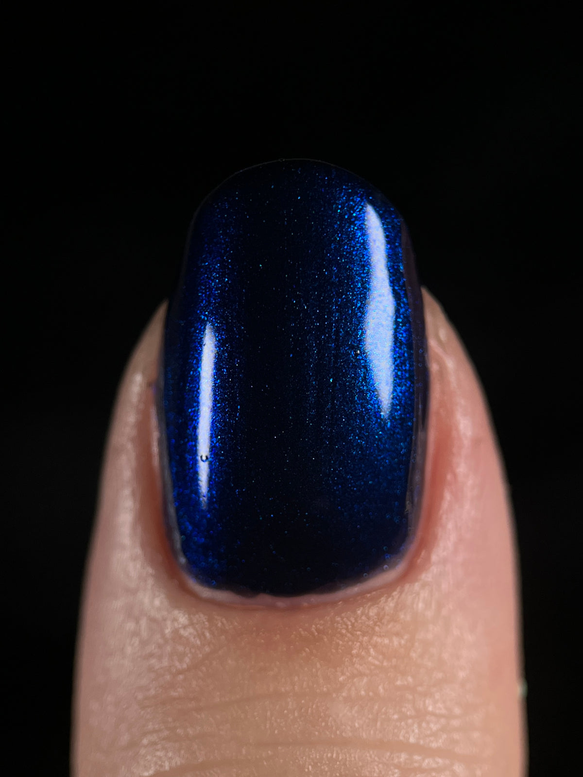 COMING SOON 10/9: Thunderbolt - Black Nail Polish - Shimmer Nail Polish - Polished Jewel Society Facebook Group Exclusive 2026