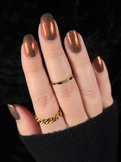 COMING SOON 10/9: Boo-kworm - Gray Nail Polish - Shimmer Nail Polish - Crelly Nail Polish - Falloween Polish Lovers Facebook Group Exclusive 2026