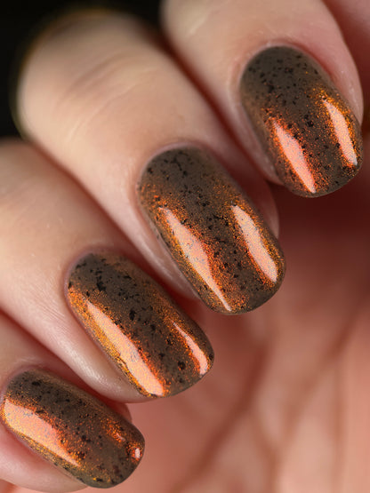 COMING SOON 10/9: Boo-kworm - Gray Nail Polish - Shimmer Nail Polish - Crelly Nail Polish - Falloween Polish Lovers Facebook Group Exclusive 2026