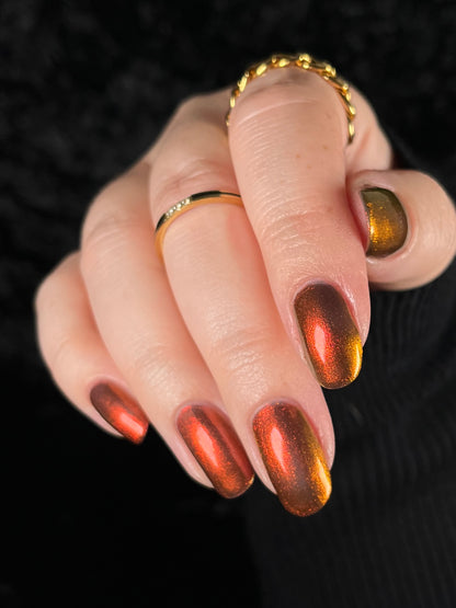 COMING SOON 10/9: Little Firefox - Brown Nail Polish - Shimmer Nail Polish - Pawsitively Polished Facebook Group Exclusive 2026