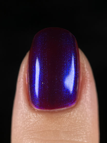 COMING SOON 10/9: Roses Are Red, Love Songs Are Blue - Red Nail Polish - Shimmer Nail Polish - Red Polish Society Facebook Group Exclusive 2026