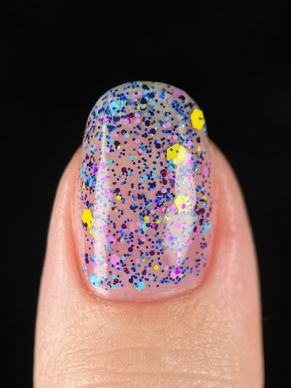 COMING SOON 10/9: Wish Upon a Moon - Blue Nail Polish - Topper Nail Polish - Keep Your Toppers On Facebook Group Exclusive 2026