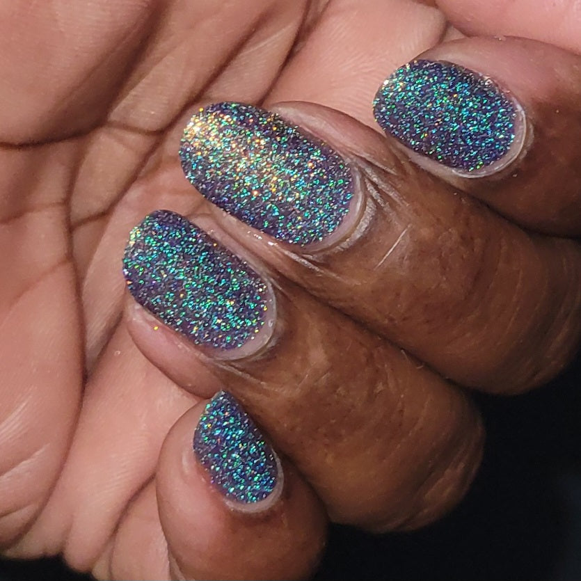 I'm Made of Magic, MFer - Purple Nail Polish - Reflective Nail Polish - October 2025 POTM - Dam Nail Polish