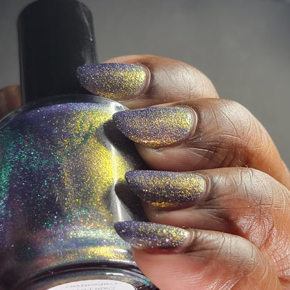 I'm Made of Magic, MFer - Purple Nail Polish - Reflective Nail Polish - October 2025 POTM - Dam Nail Polish