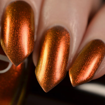 COMING SOON 10/9: Little Firefox - Brown Nail Polish - Shimmer Nail Polish - Pawsitively Polished Facebook Group Exclusive 2026