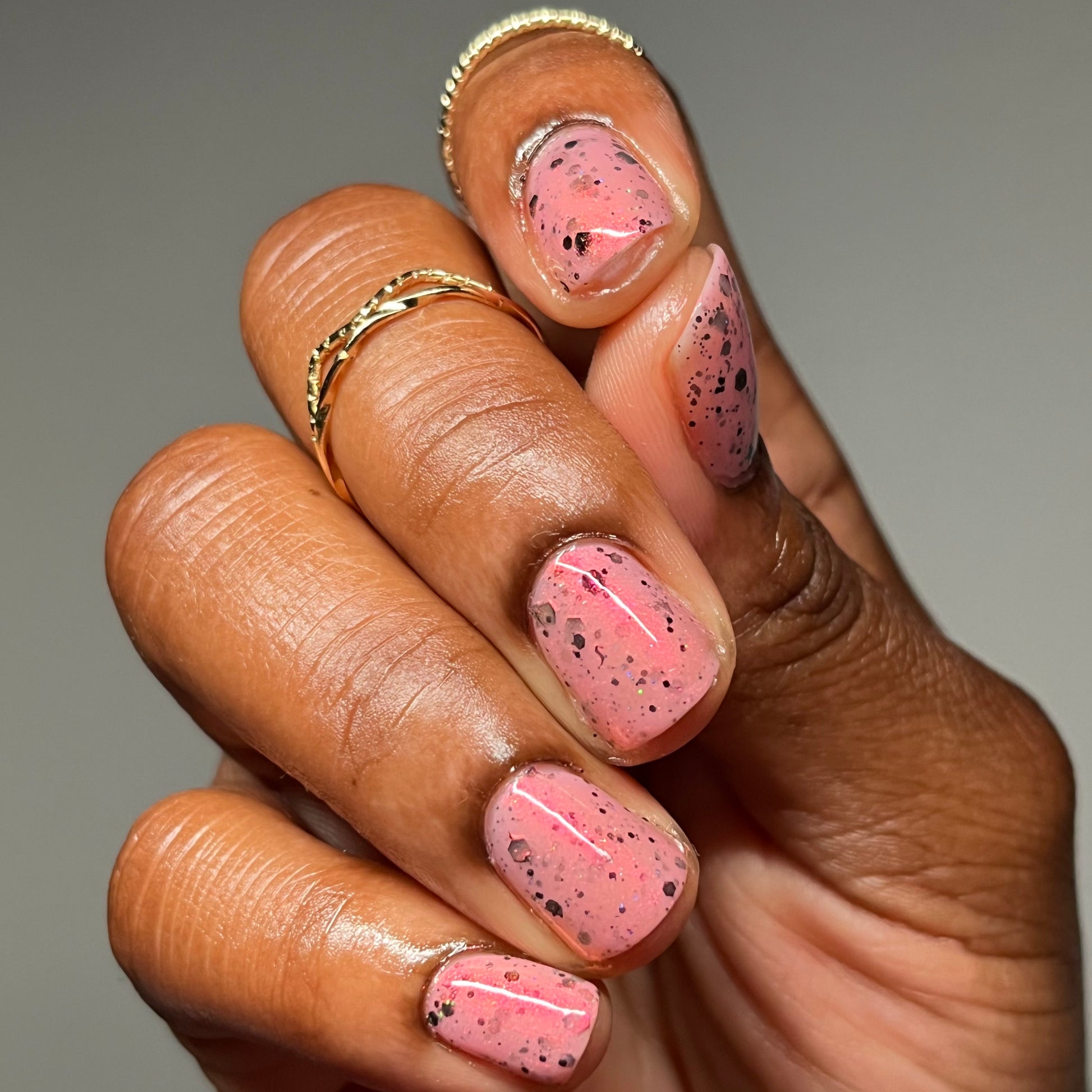 Love Boba Berry Much - Pink Crelly Nail Polish - Boba Collection - Dam Nail Polish