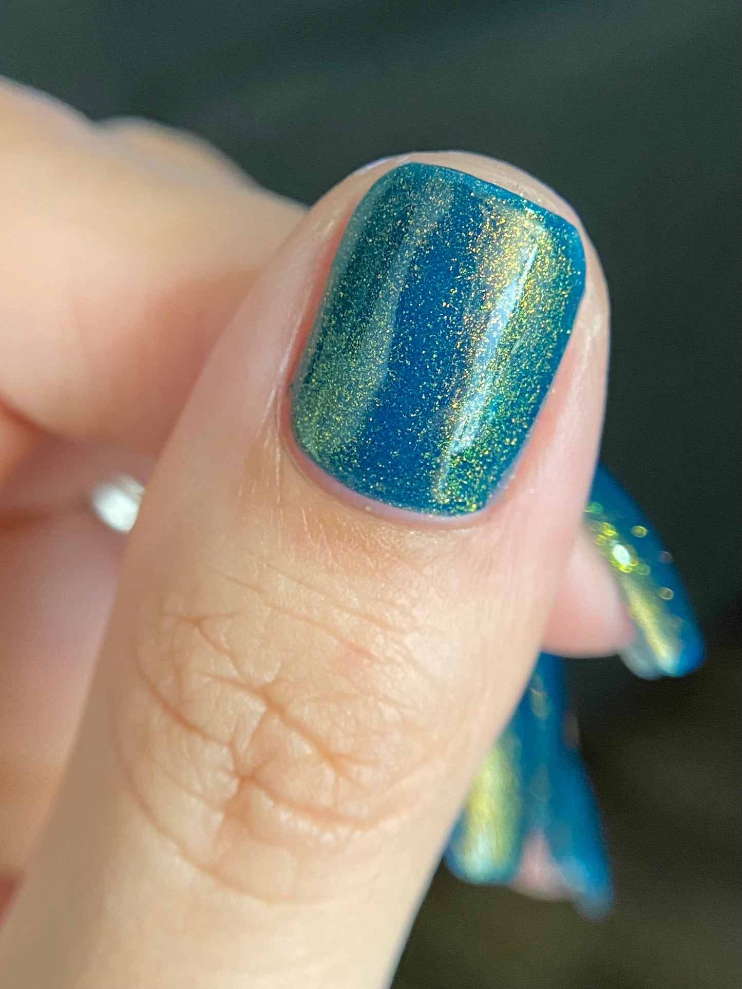 Moody Modern - Blue Nail Polish - Shimmer Nail Polish - Haute Homes Series - Dam Nail Polish