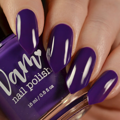 COMING SOON 10/9: Nightly Violet - Purple Nail Polish - Cream Nail Polish - Creme Connection Facebook Group Exclusive 2026