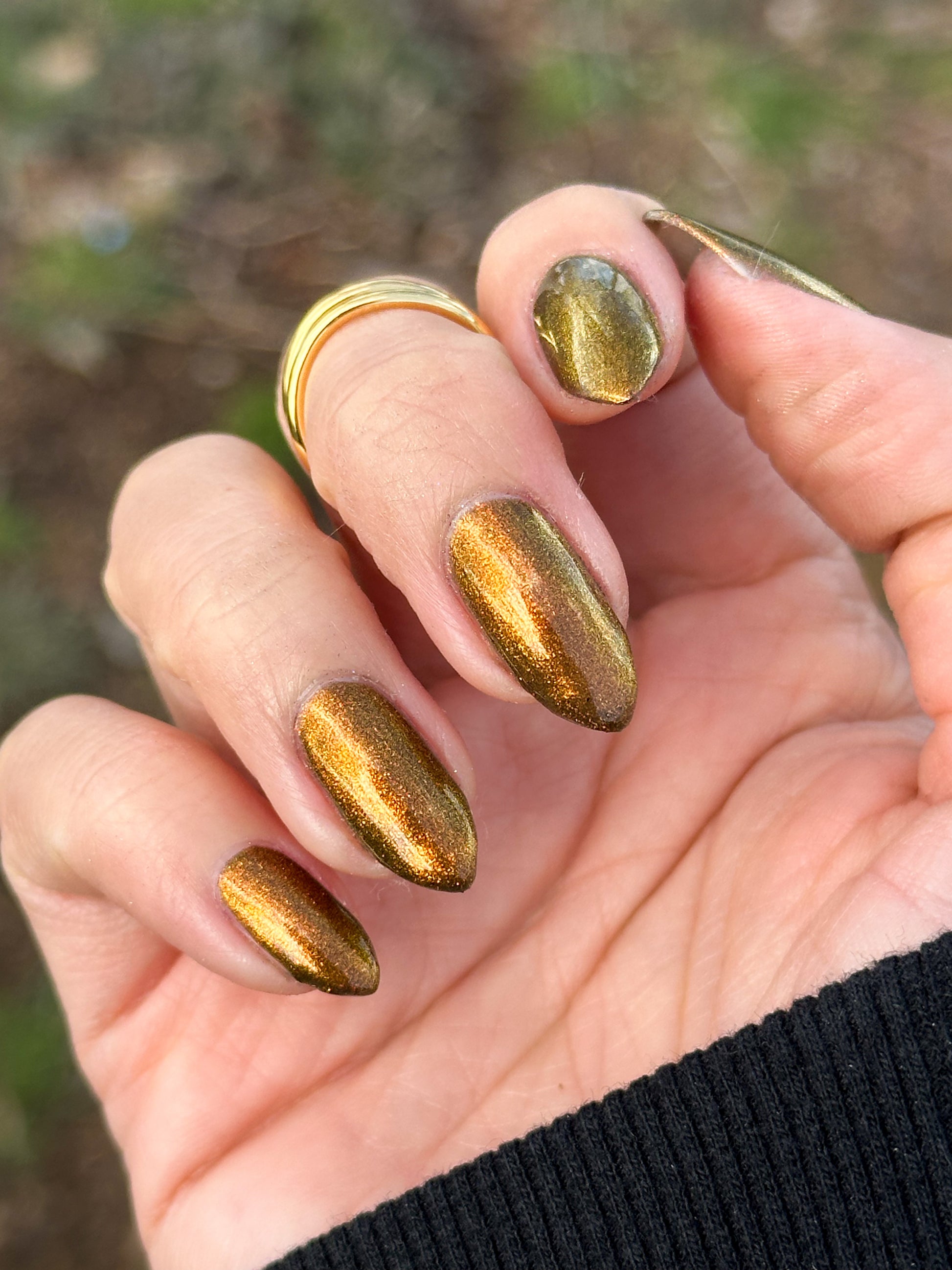 Ox - Brown Shimmer Nail Polish - Chinese Zodiac Collection - Dam Nail Polish