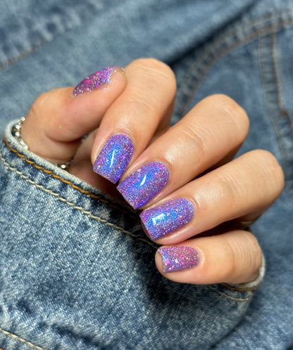Veronica - Purple Reflective Nail Polish - Survivor Series