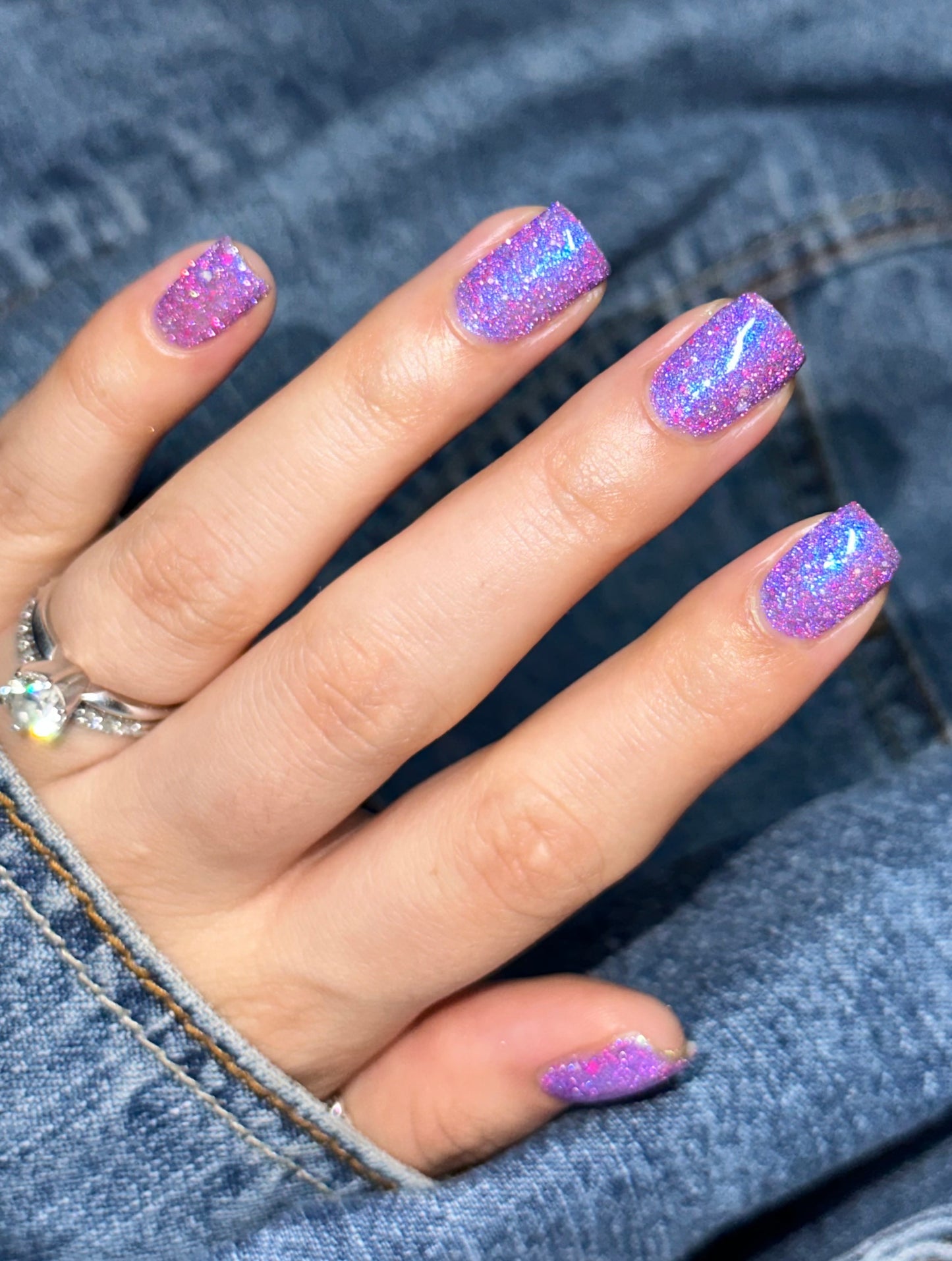 Veronica - Purple Reflective Nail Polish - Survivor Series
