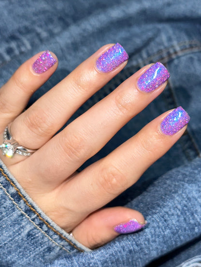 Veronica - Purple Reflective Nail Polish - Survivor Series