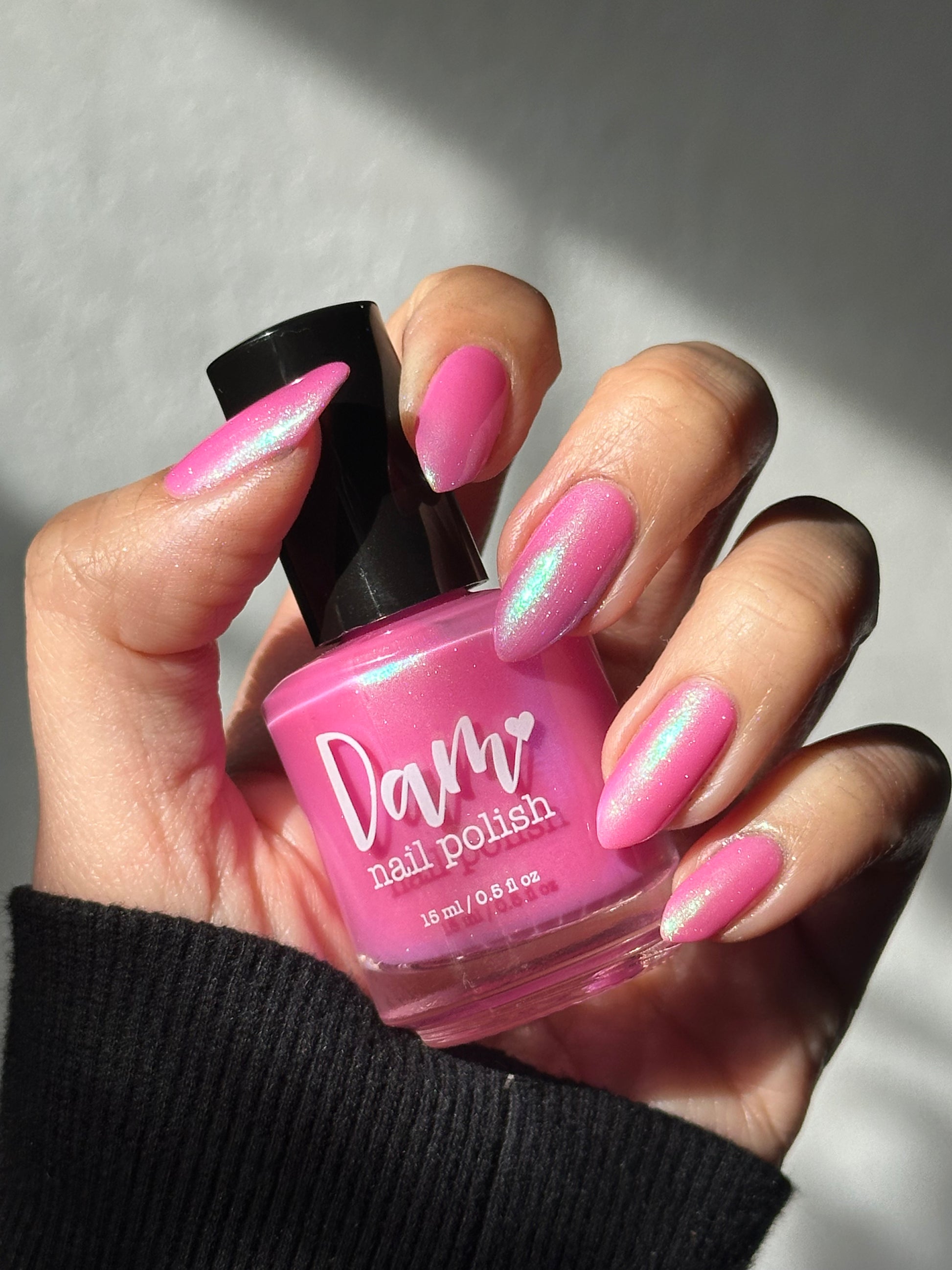 Pig - Pink Shimmer Nail Polish - Chinese Zodiac Collection - Dam Nail Polish