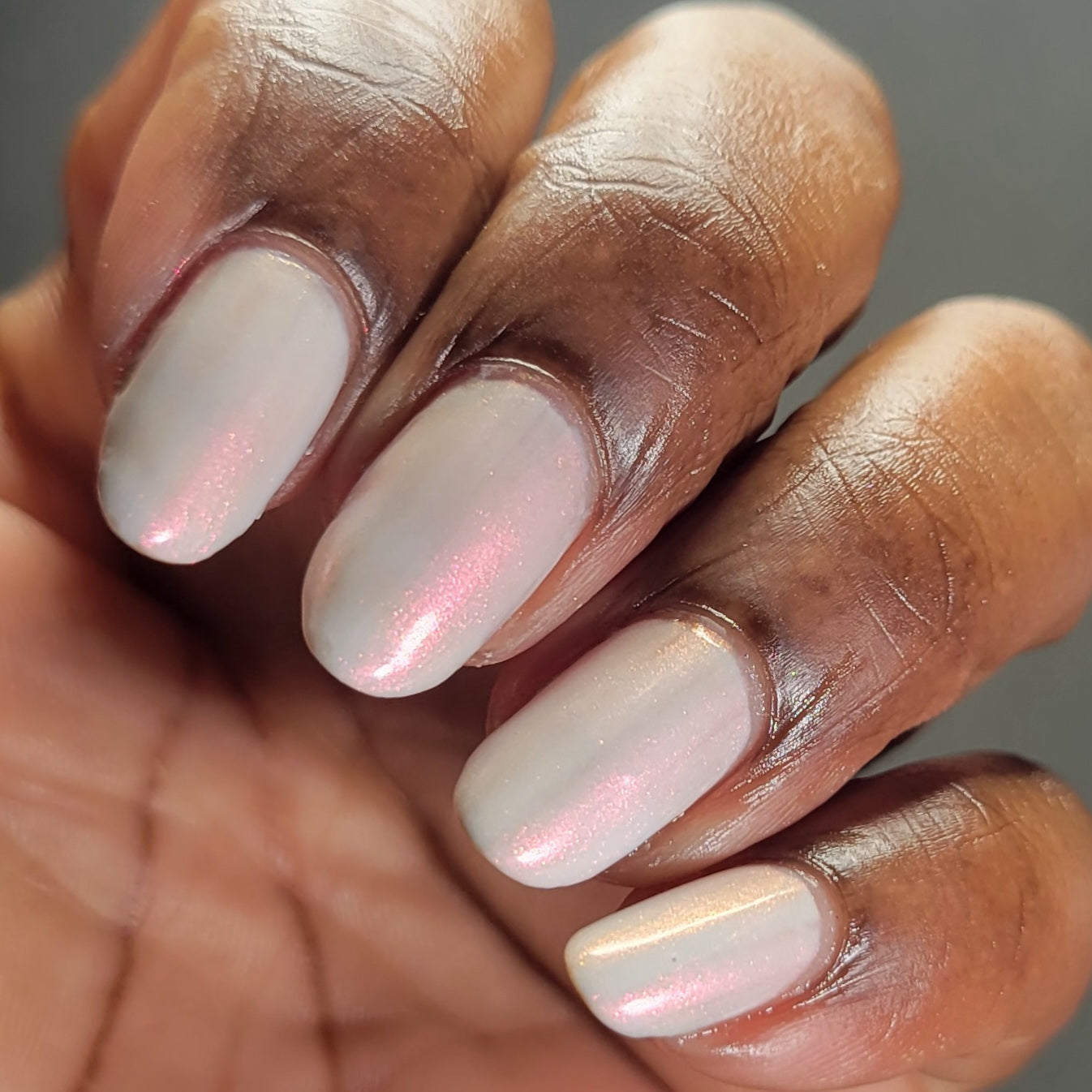 Rabbit - White Shimmer Nail Polish - Chinese Zodiac Collection - Dam Nail Polish