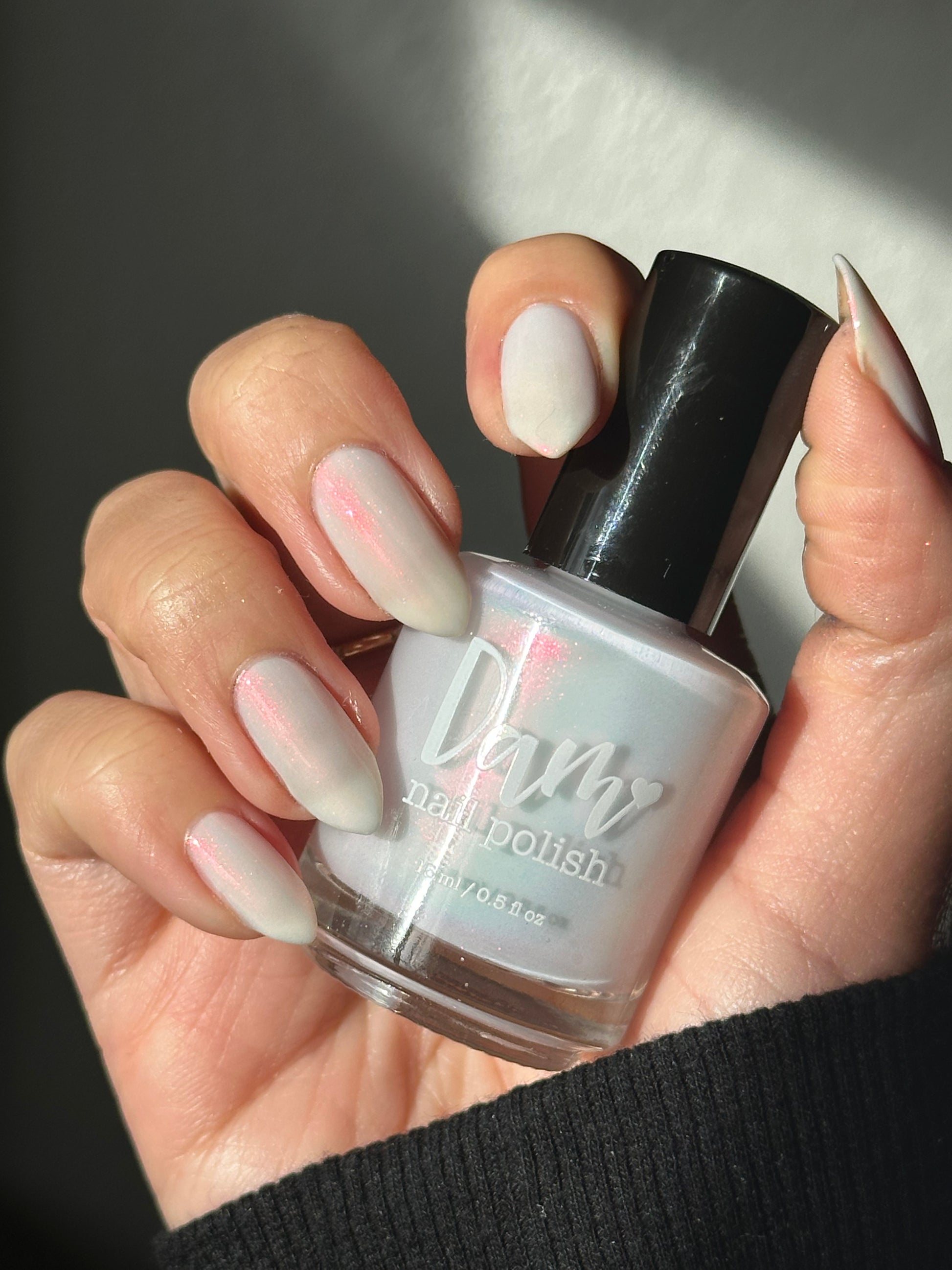 Rabbit - White Shimmer Nail Polish - Chinese Zodiac Collection - Dam Nail Polish