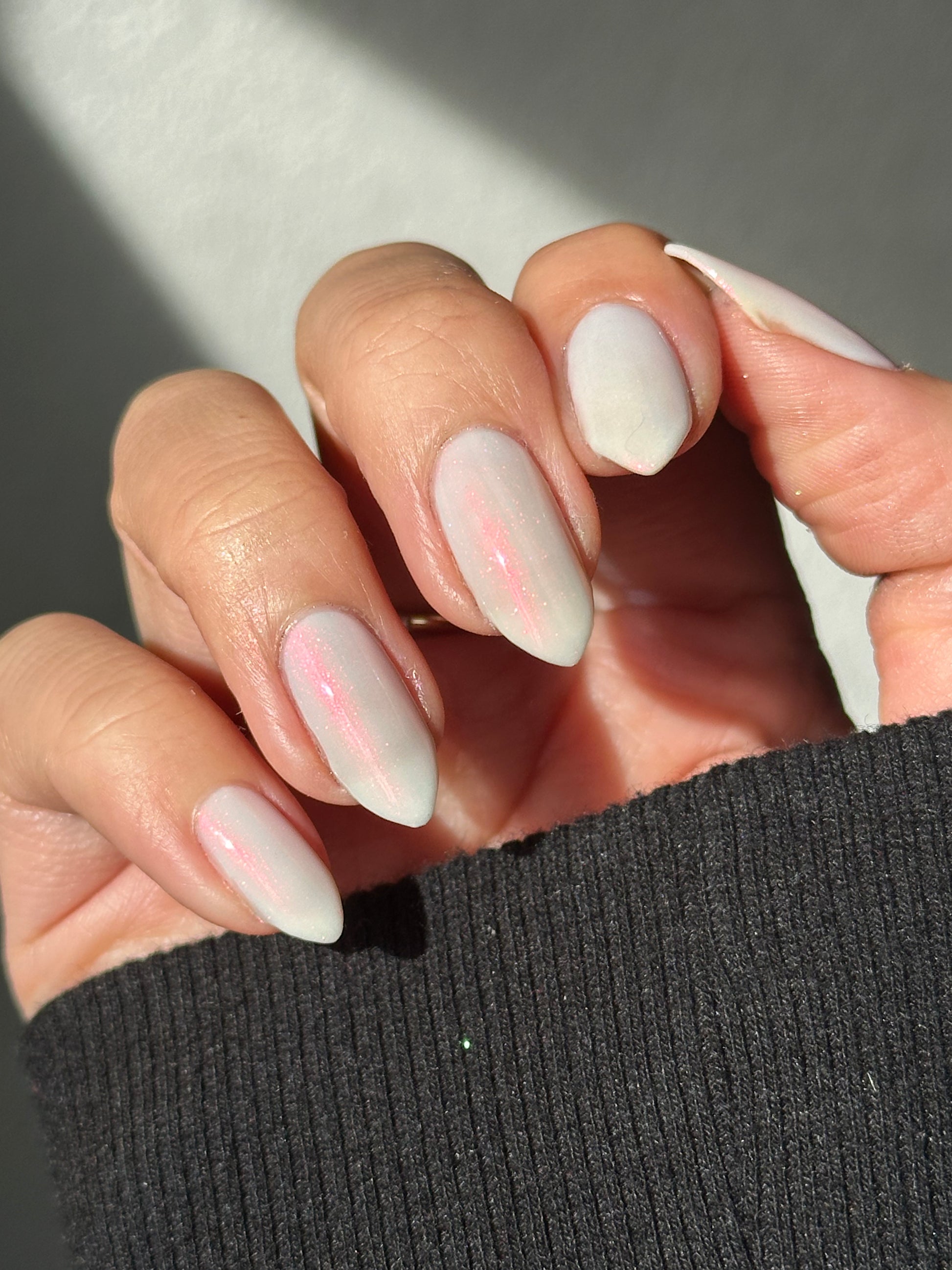 Rabbit - White Shimmer Nail Polish - Chinese Zodiac Collection - Dam Nail Polish