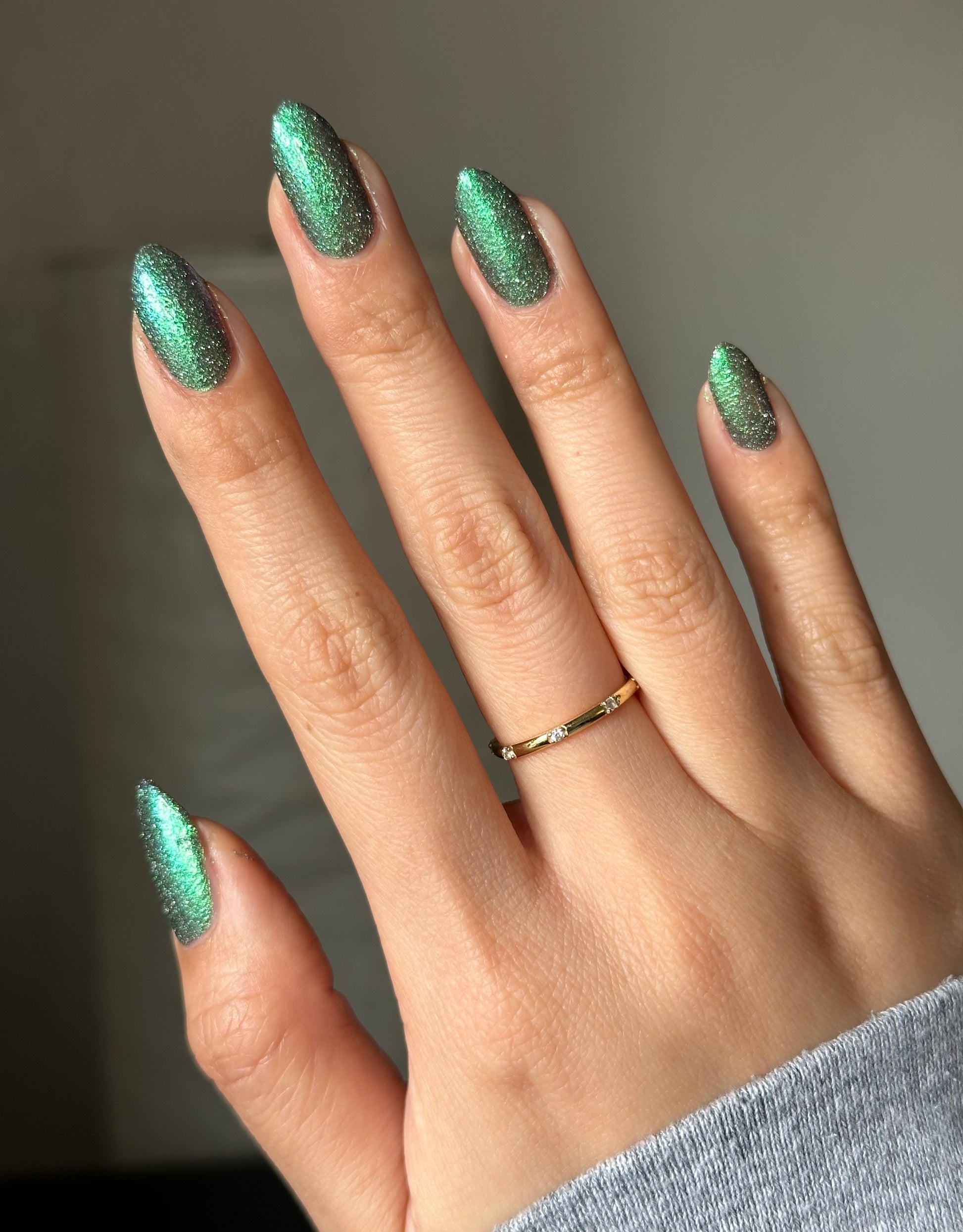 Rat - Green Purple Reflective Nail Polish - Chinese Zodiac Collection - Dam Nail Polish