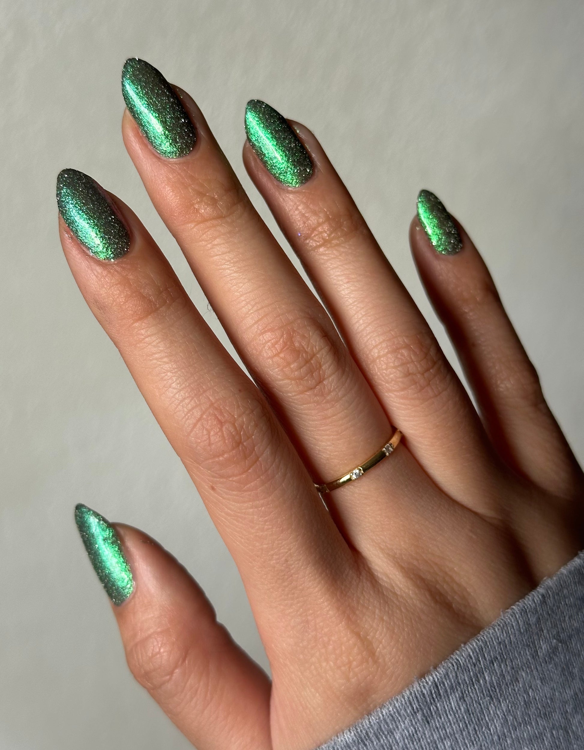 Rat - Green Purple Reflective Nail Polish - Chinese Zodiac Collection - Dam Nail Polish