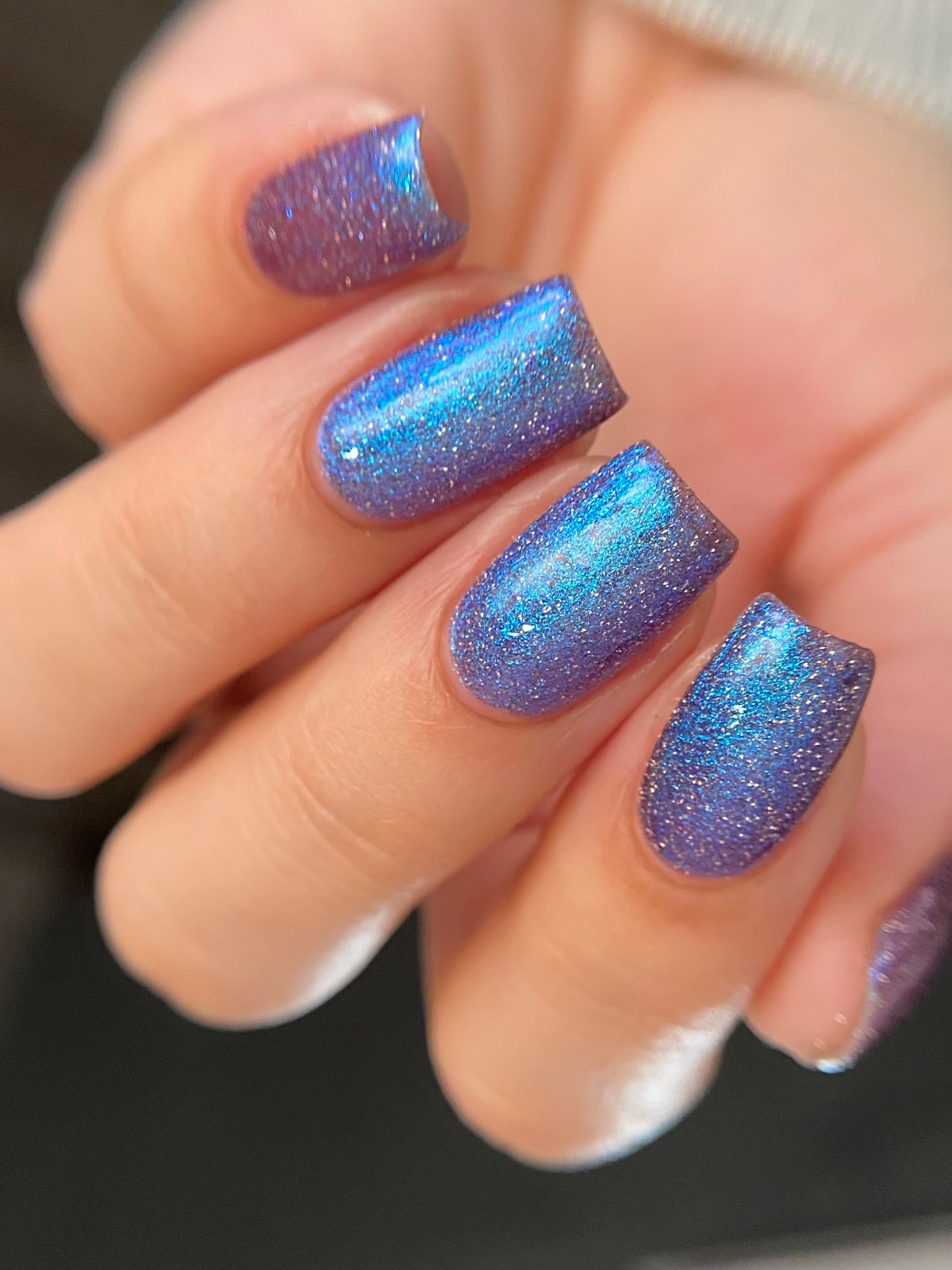 Robots Don’t Poop - Purple Nail Polish - Reflective Nail Polish - Shimmer Nail Polish - I'm Not a Robot Series - Dam Nail Polish