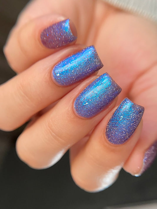 Robots Don’t Poop - Purple Nail Polish - Reflective Nail Polish - Shimmer Nail Polish - I'm Not a Robot Series - Dam Nail Polish