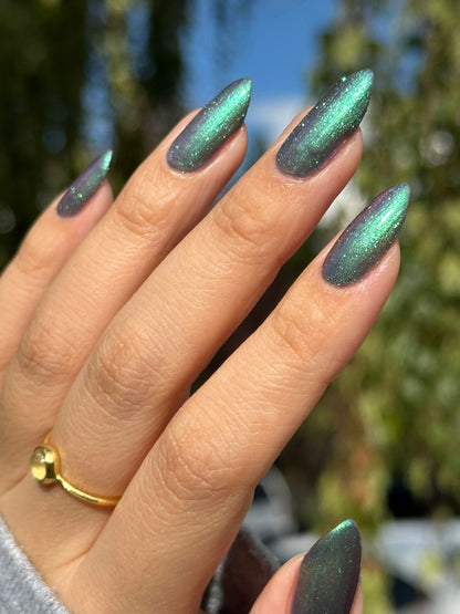 Somebody Sage Me - Gray Nail Polish - Shimmer Nail Polish - Ghostly Collection - Halloween 2025 - Dam Nail Polish