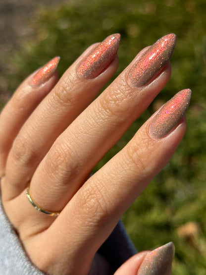 Shall We Have A Seance? - Gray Nail Polish - Reflective Nail Polish - Ghostly Collection - Halloween 2025 - Dam Nail Polish