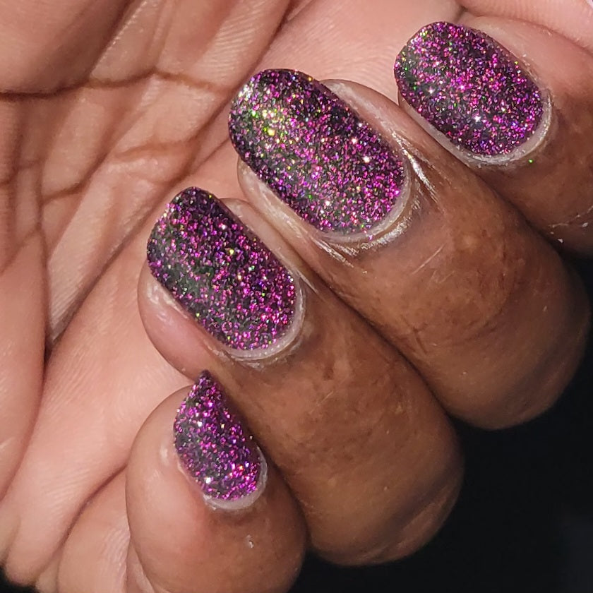 Snake - Green Reflective Nail Polish - Multichrome Nail Polish - Chinese Zodiac Collection - Dam Nail Polish