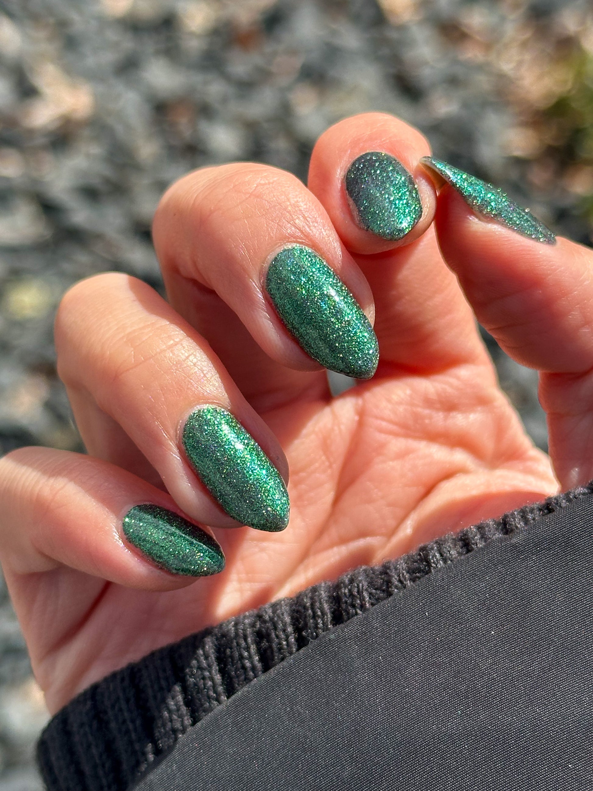 Snake - Green Reflective Nail Polish - Multichrome Nail Polish - Chinese Zodiac Collection - Dam Nail Polish