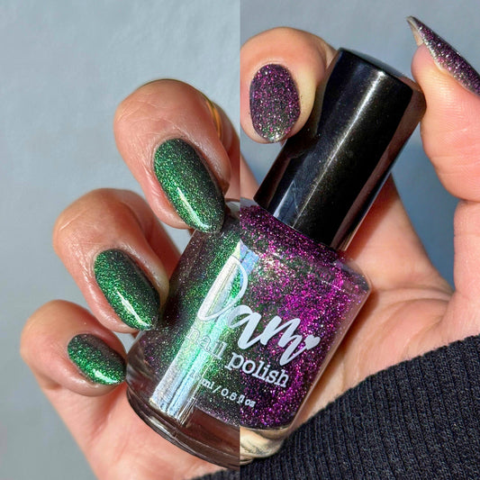 Snake - Green Reflective Nail Polish - Multichrome Nail Polish - Chinese Zodiac Collection