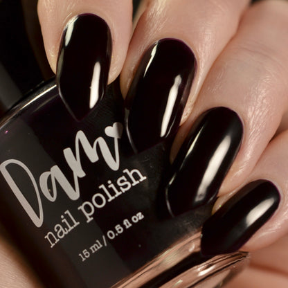 COMING SOON 10/9: Tolopea - Black Nail Polish - Cream Nail Polish - Creme Connection Facebook Group Exclusive 2026