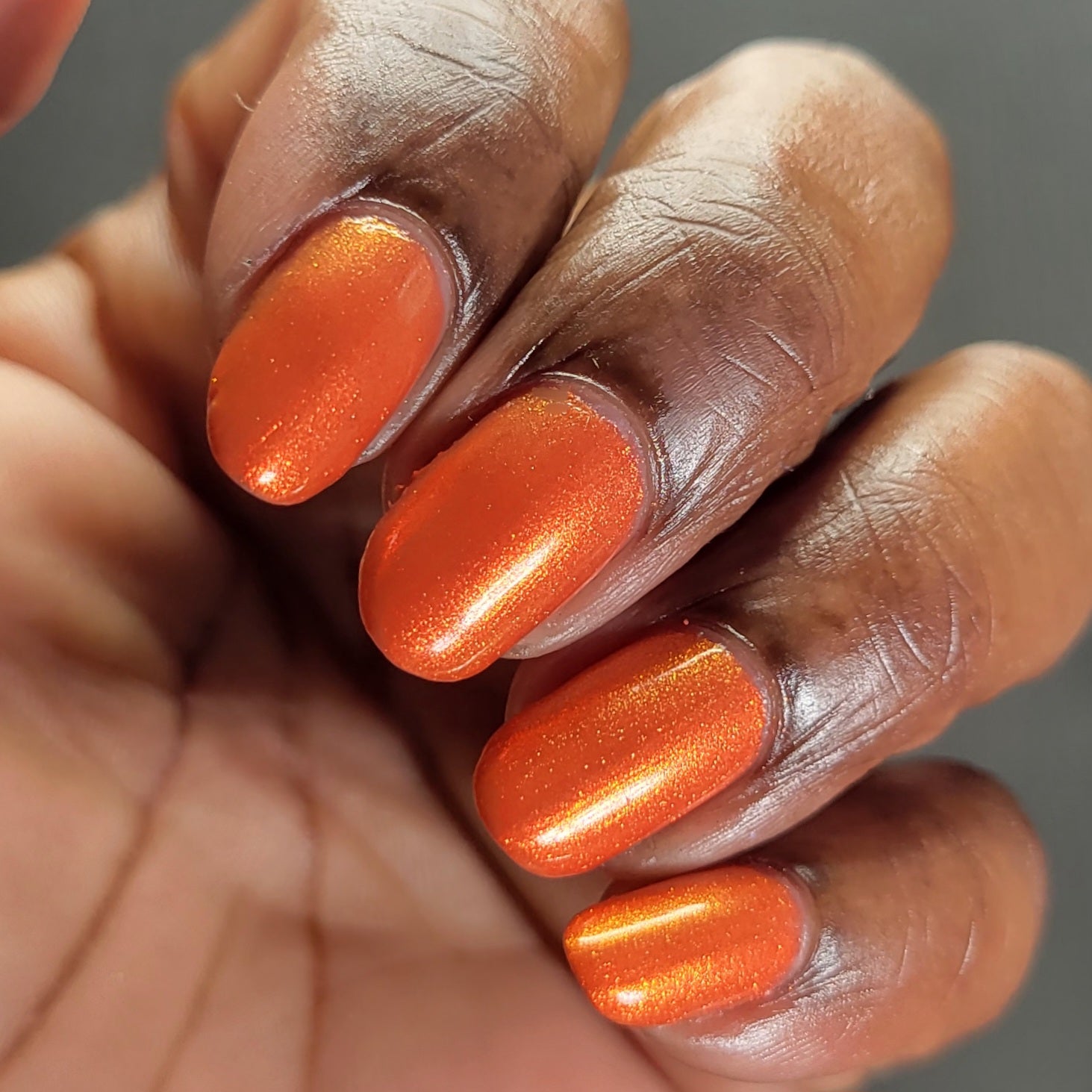 Tiger - Orange Shimmer Nail Polish - Chinese Zodiac Collection - Dam Nail Polish