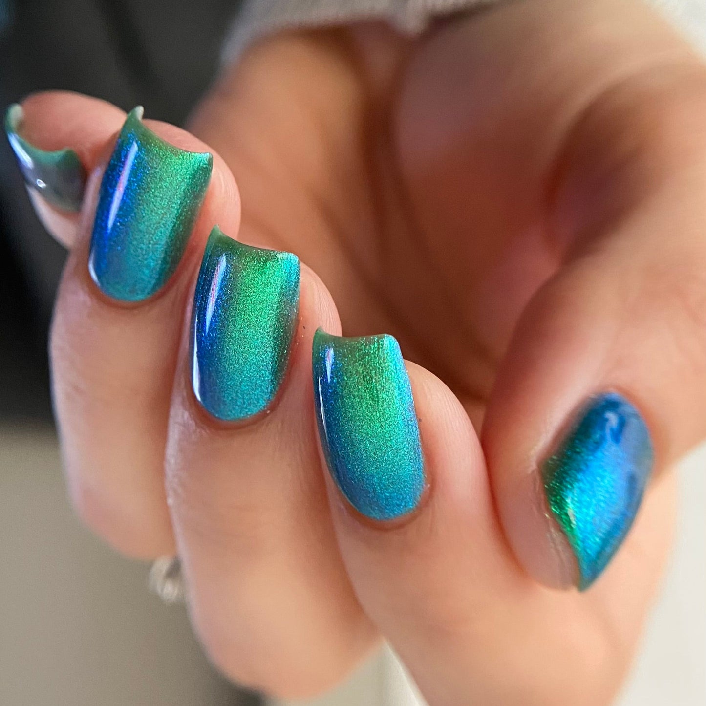 Year of the Snake - Green Shimmer Nail Polish - Lunar New Year 2025