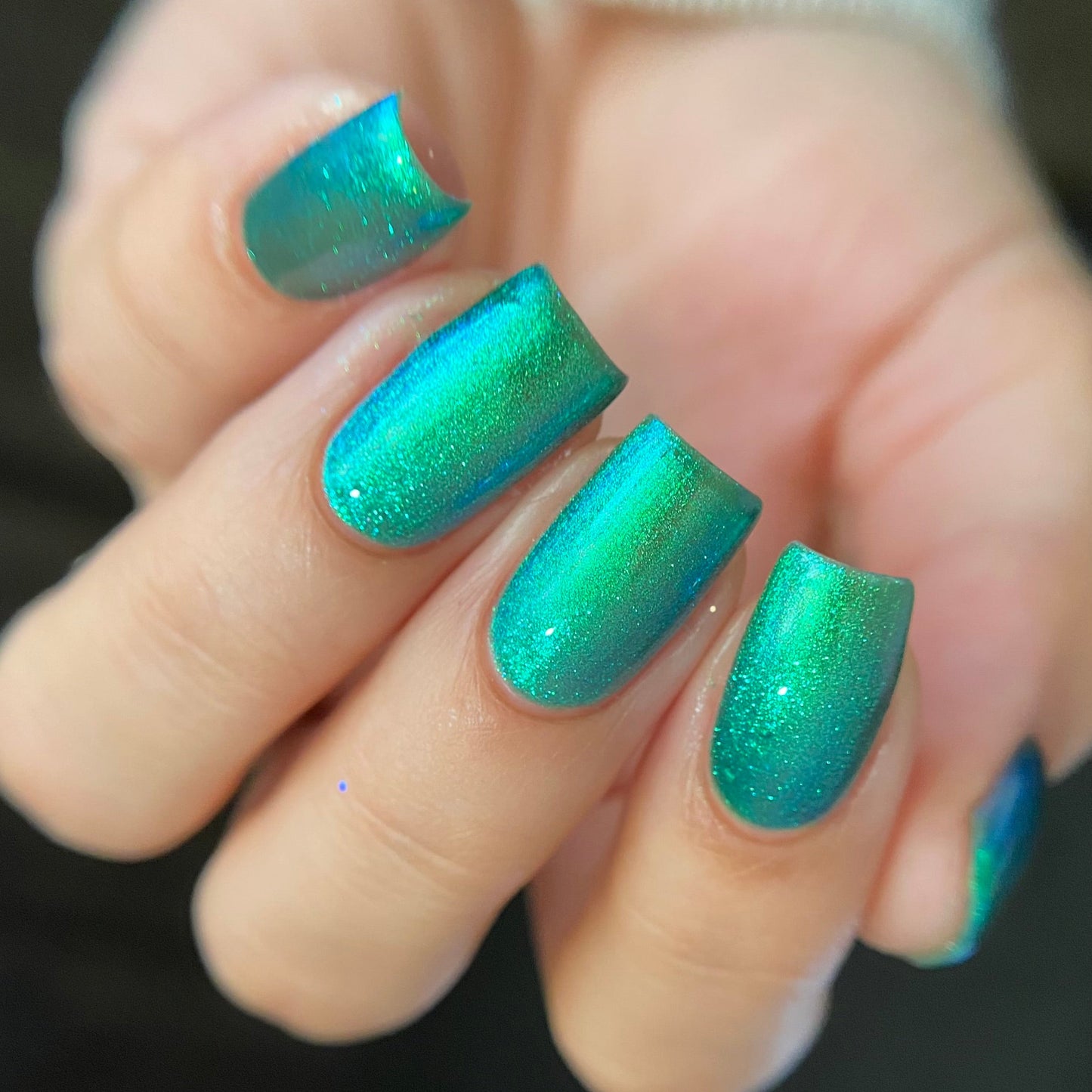 Year of the Snake - Green Shimmer Nail Polish - Lunar New Year 2025