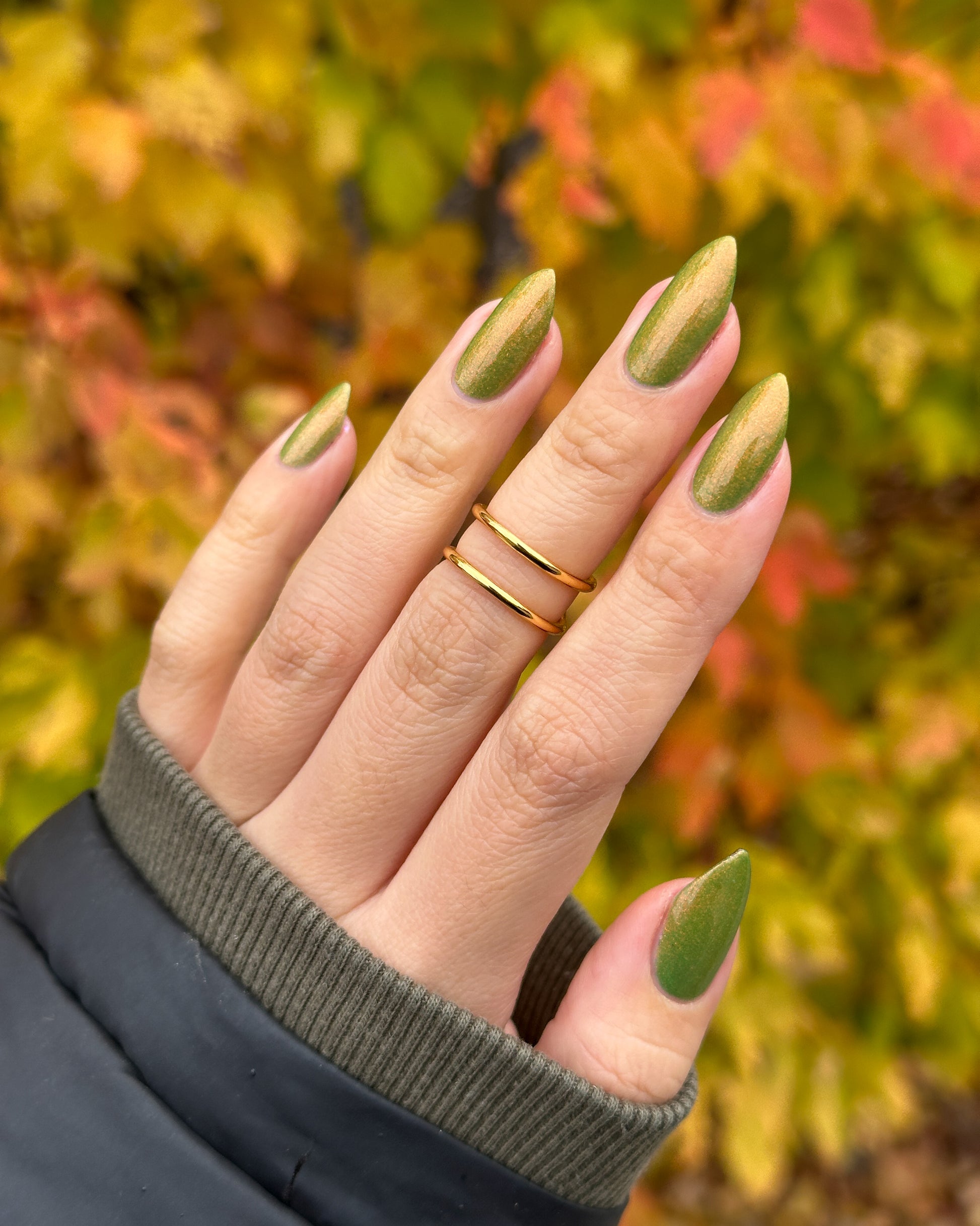 Whatever This Is, Yes. - Green Shimmer Nail Polish - Glow in the Dark Nail Polish - Prugly Polish Pals Facebook Group Custom 2025 - Dam Nail Polish