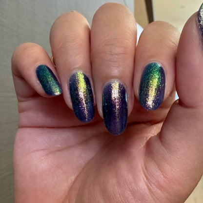 Sandman - Blurple Purple Shimmer Nail Polish - Bonus Track Collection - Dam Nail Polish