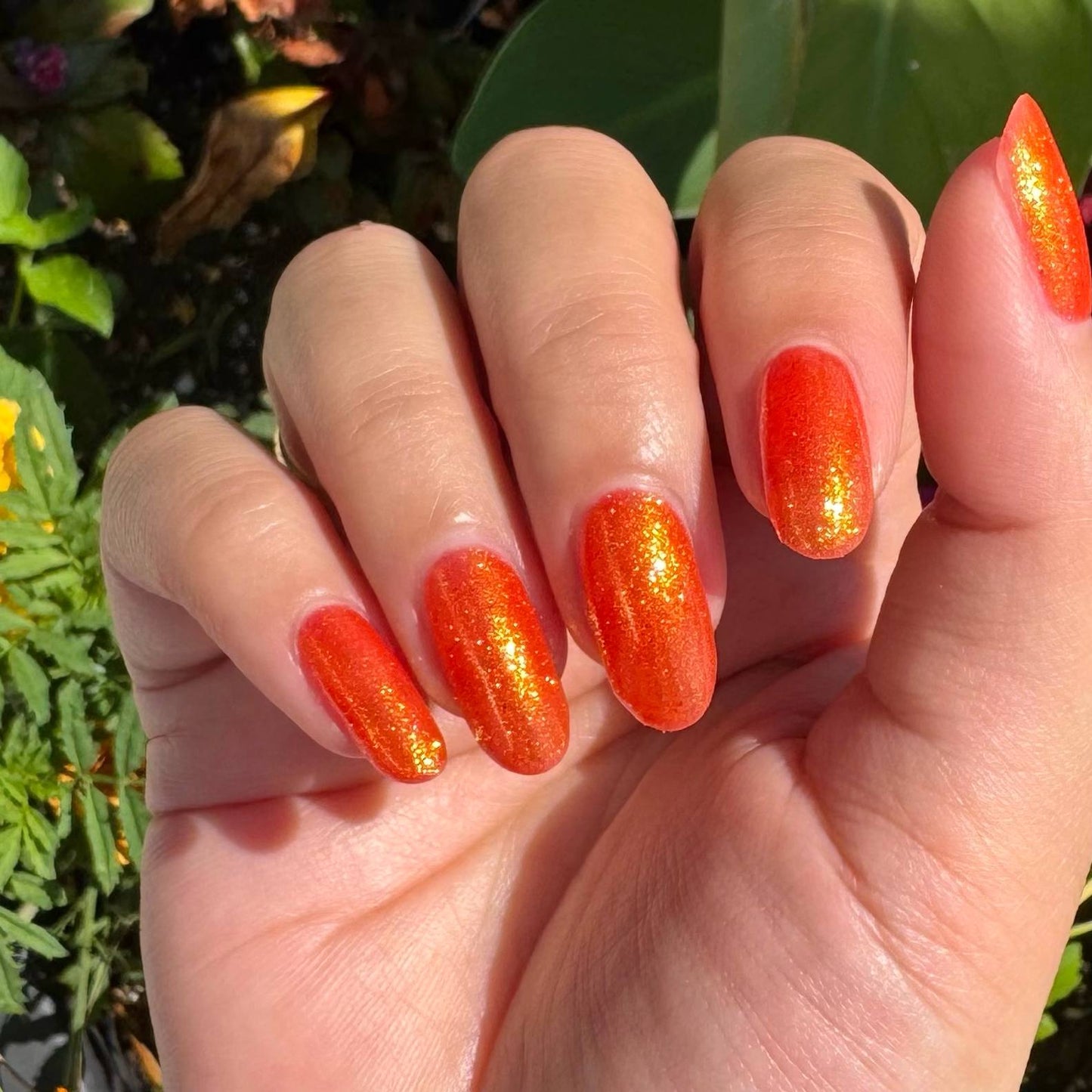 Creep - Orange Shimmer Nail Polish - Bonus Track Collection