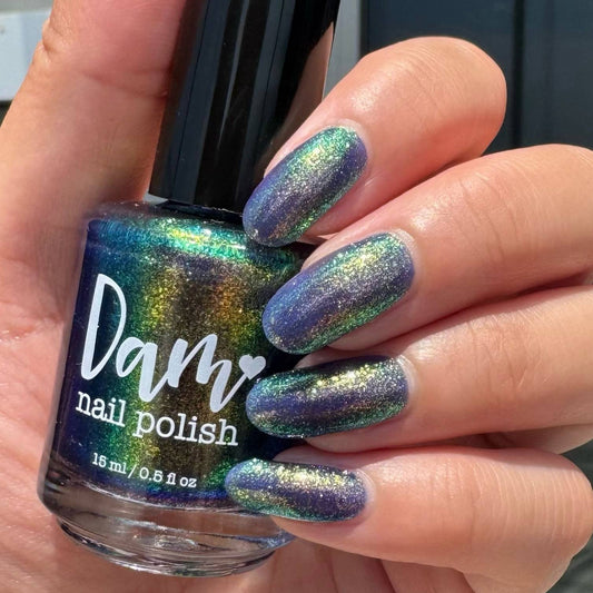 Sandman - Blurple Purple Shimmer Nail Polish - Bonus Track Collection