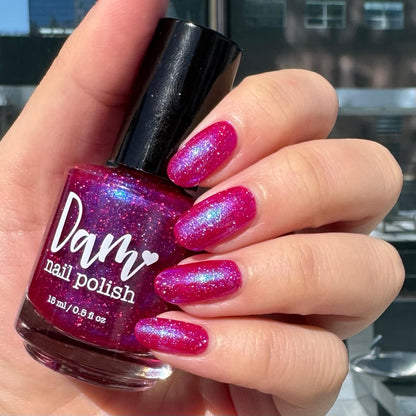 Cali Kindness - Pink Shimmer Nail Polish - Southern California Fires Charity Polish