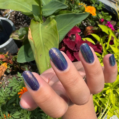 Sandman - Blurple Purple Shimmer Nail Polish - Bonus Track Collection - Dam Nail Polish