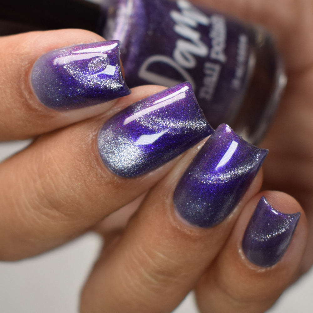 Grand Celebration - Purple Shimmer Magnetic Nail Polish - 10th Anniversary Trio - Dam Nail Polish